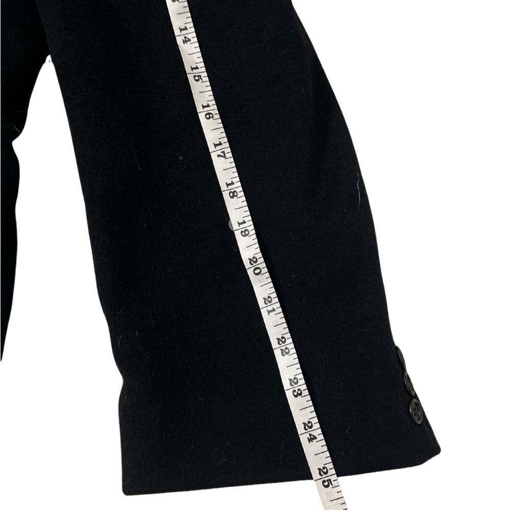 Vintage Boston Traders Men's Black 100% Wool Tren… - image 5